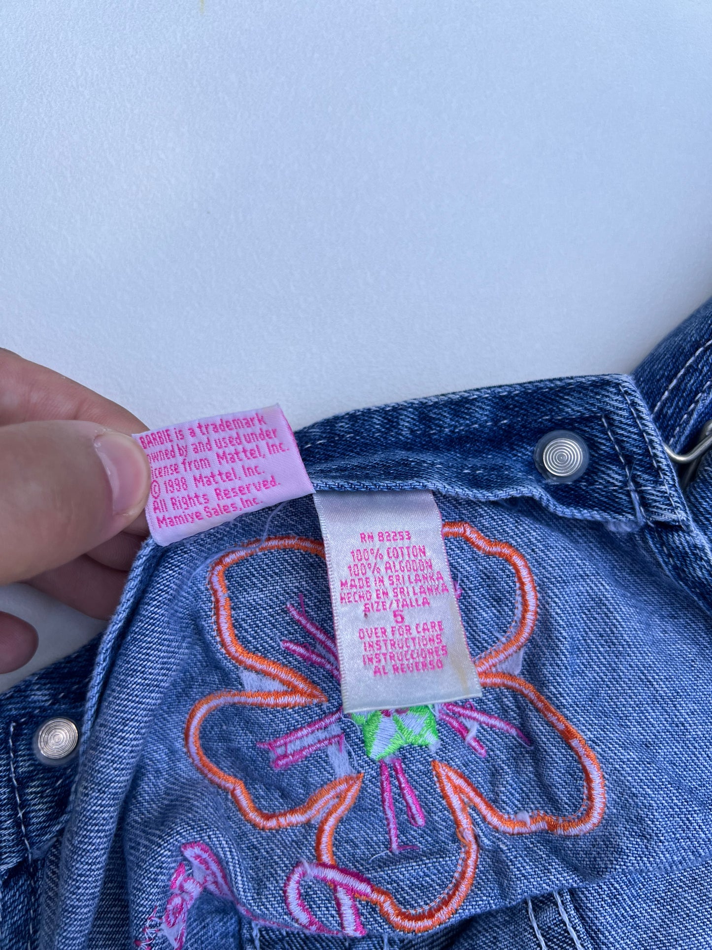 Barbie Overalls 5Y