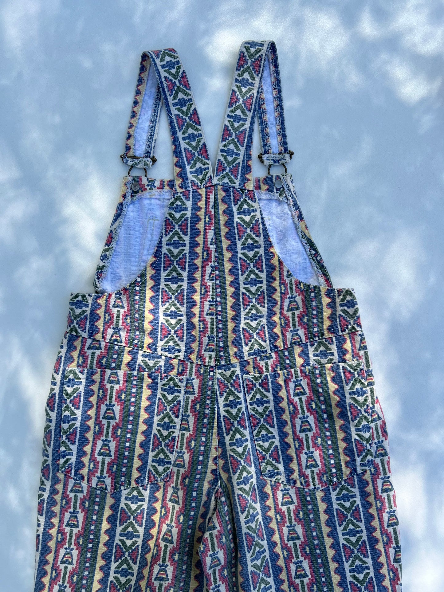 Surf Style Aztec Overalls 4Y