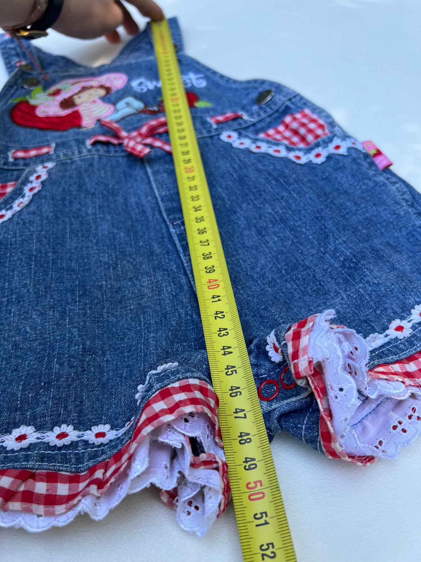 2000’s Strawberry Shortcake Overalls 18M (RESERVED)