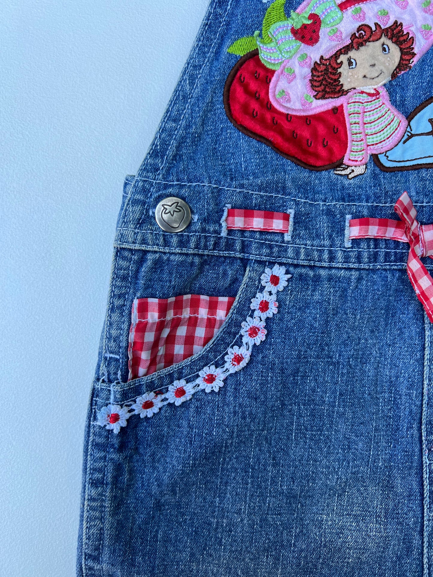 2000’s Strawberry Shortcake Overalls 18M (RESERVED)