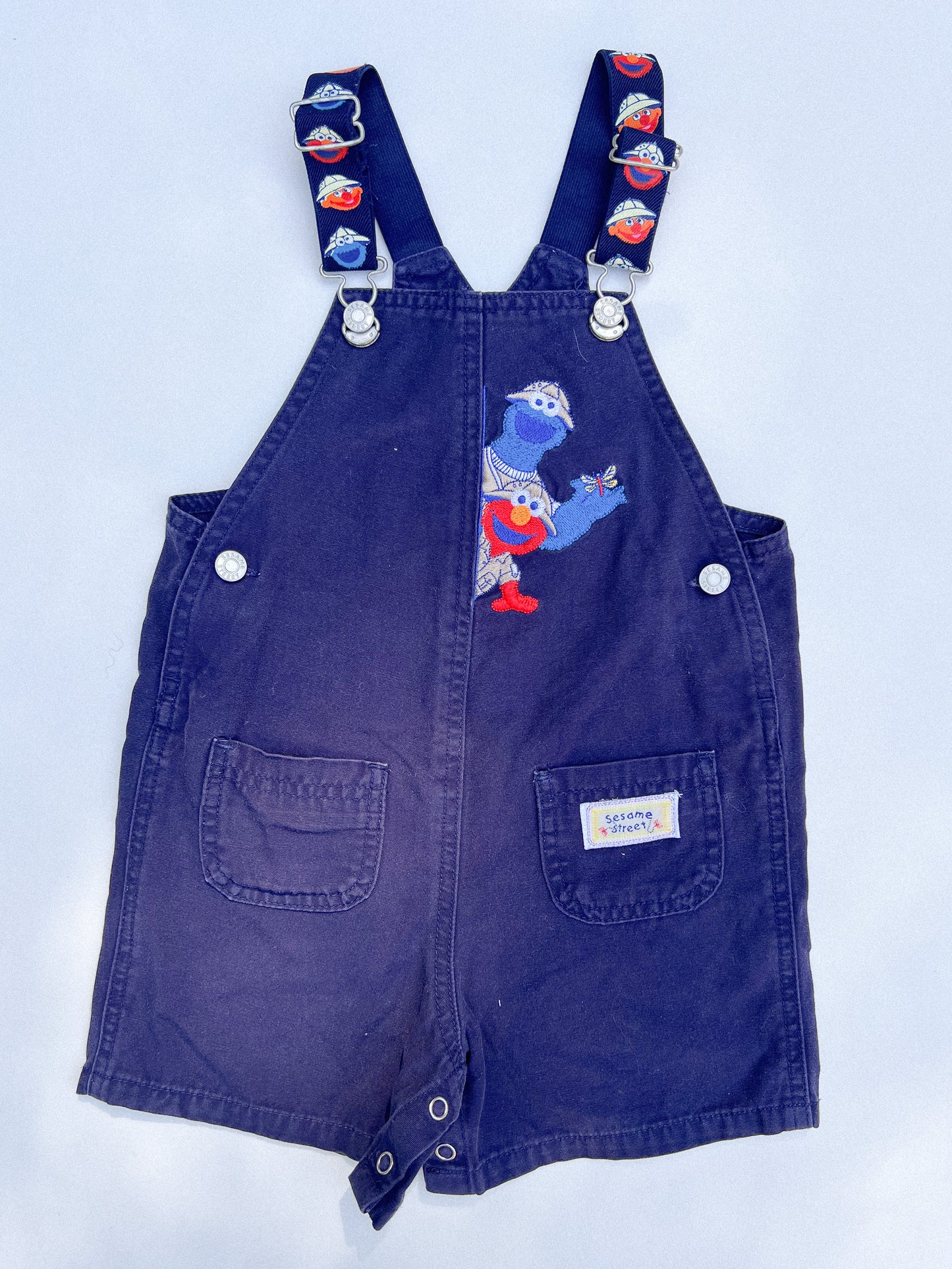 Sesame Street Overalls 24M