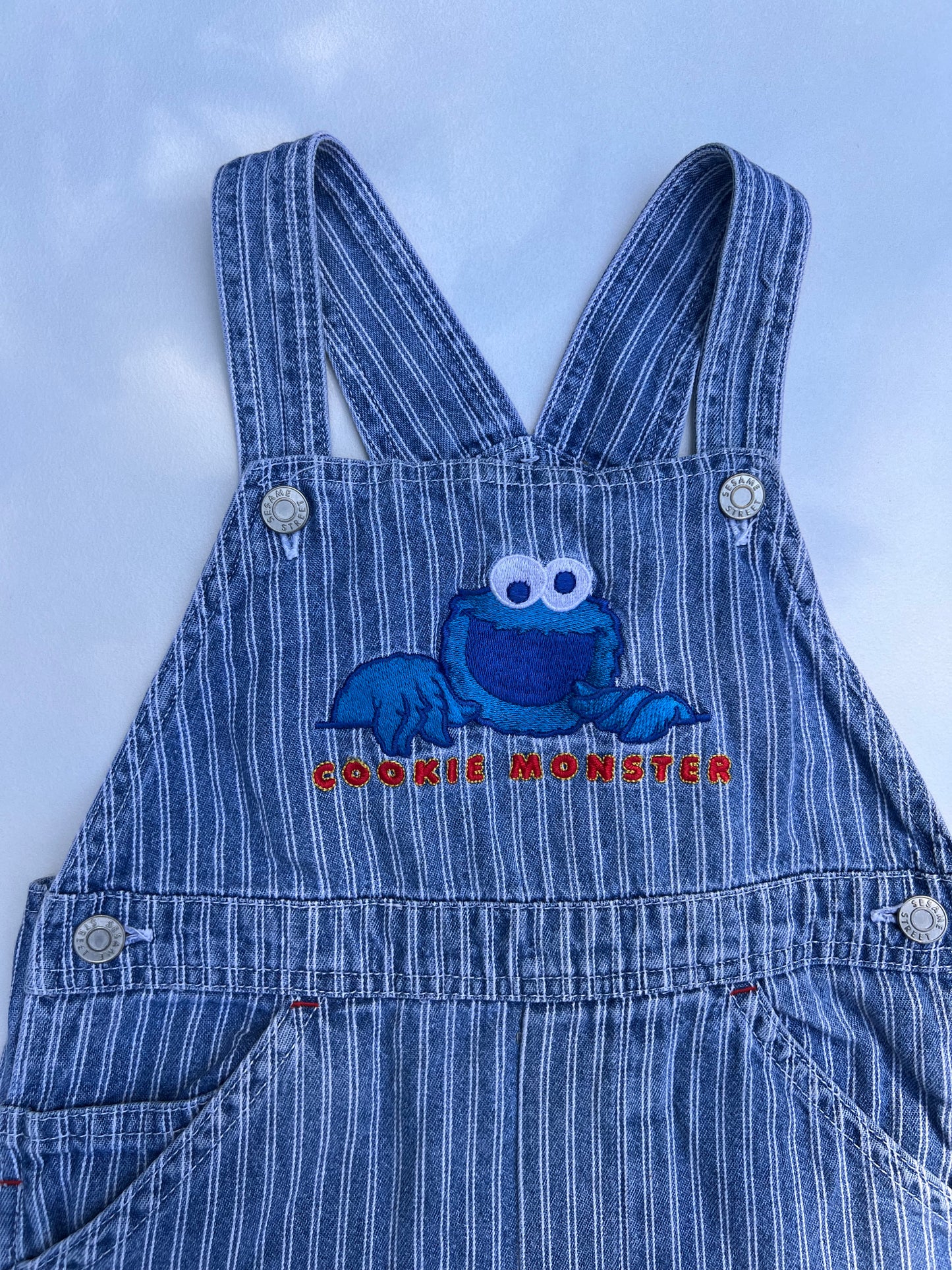 Cookie Monster Overalls 3Y