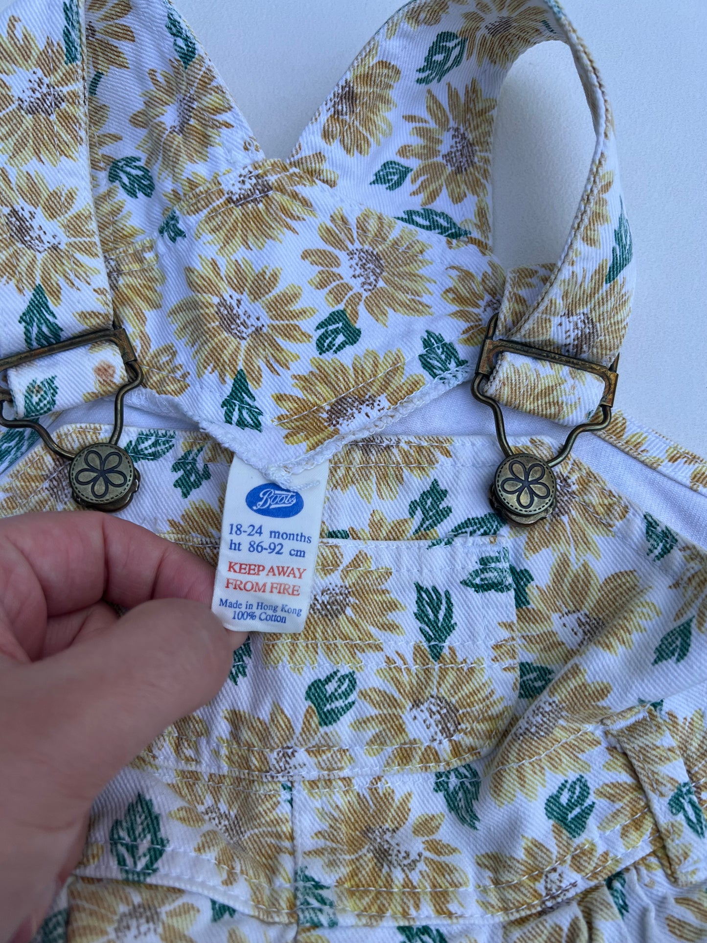 Sunflower Overalls 2-3Y