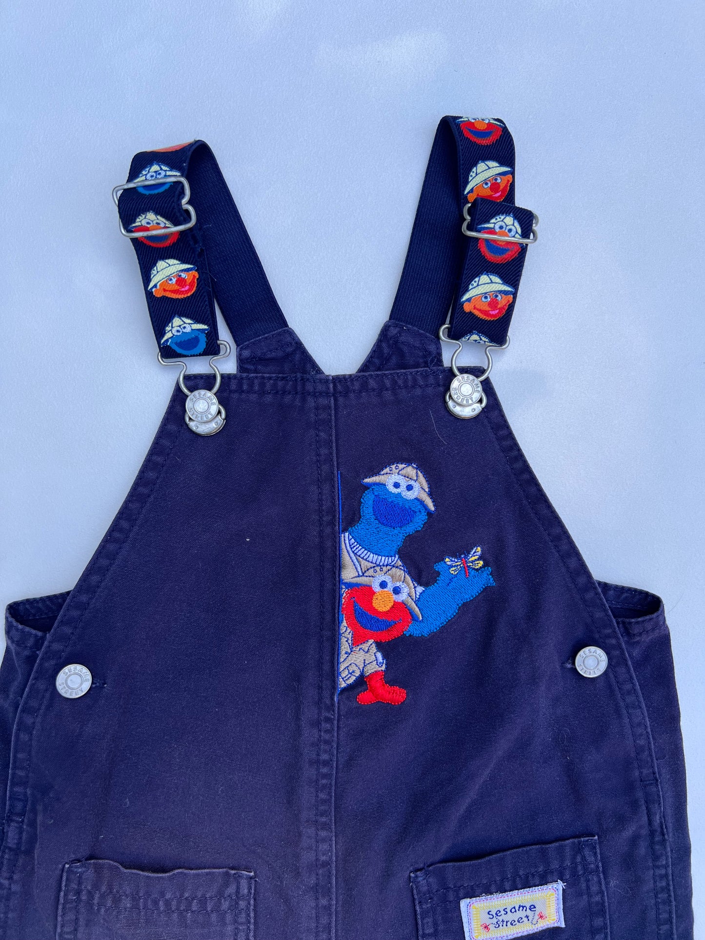Sesame Street Overalls 24M