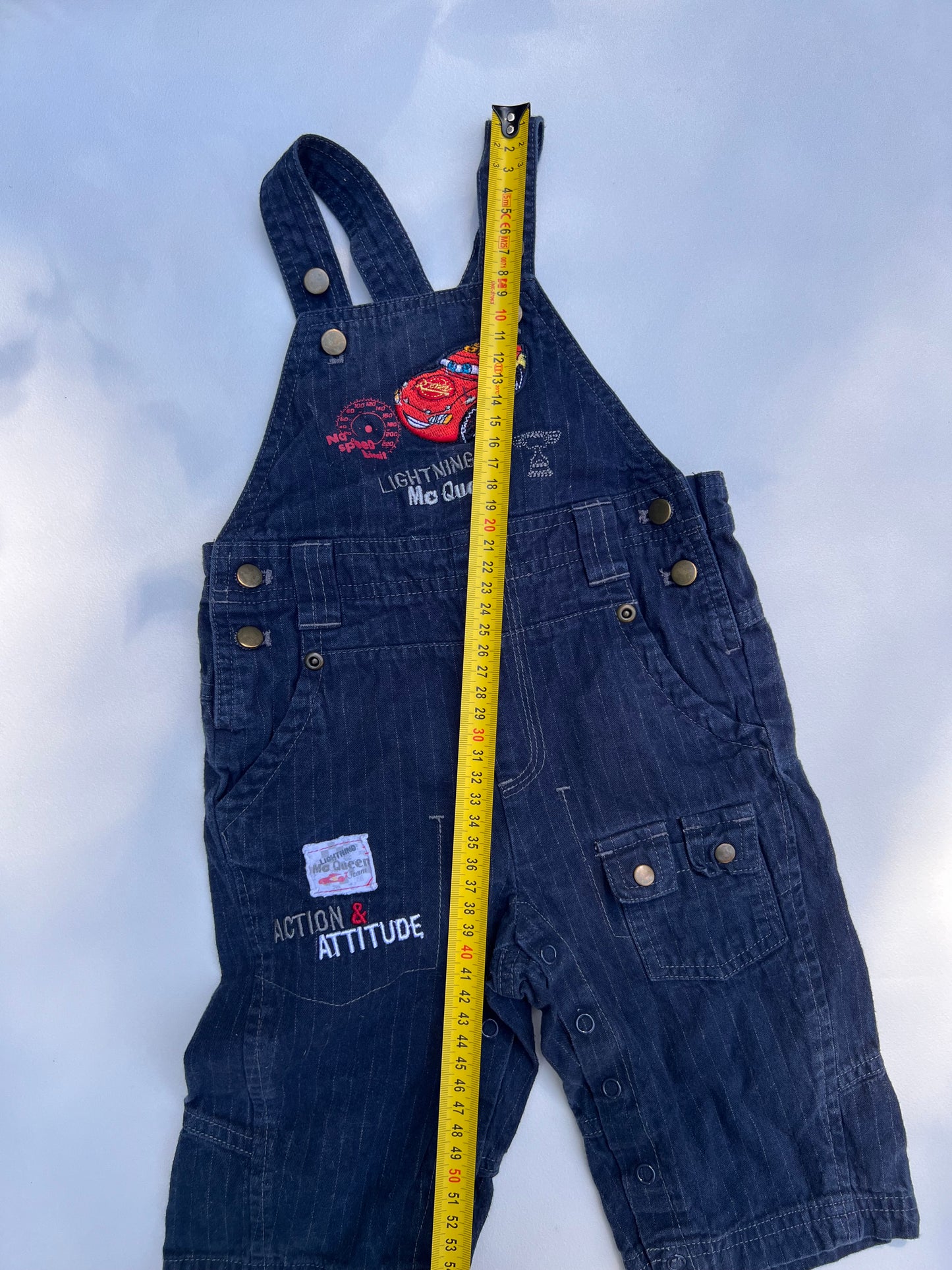 Lightning McQueen Overalls 6-12M