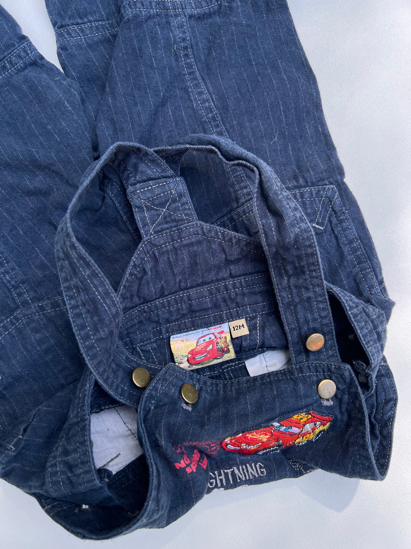 Lightning McQueen Overalls 6-12M