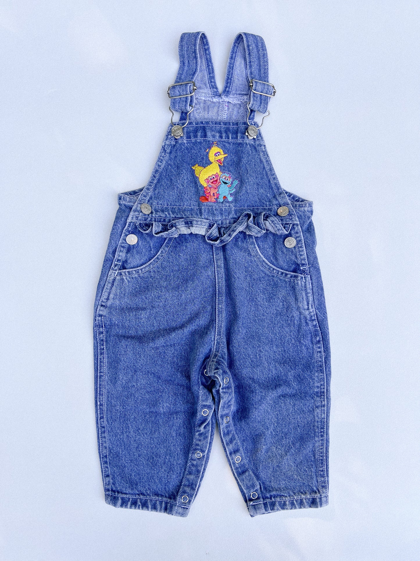 Sesame Street Overalls 12M