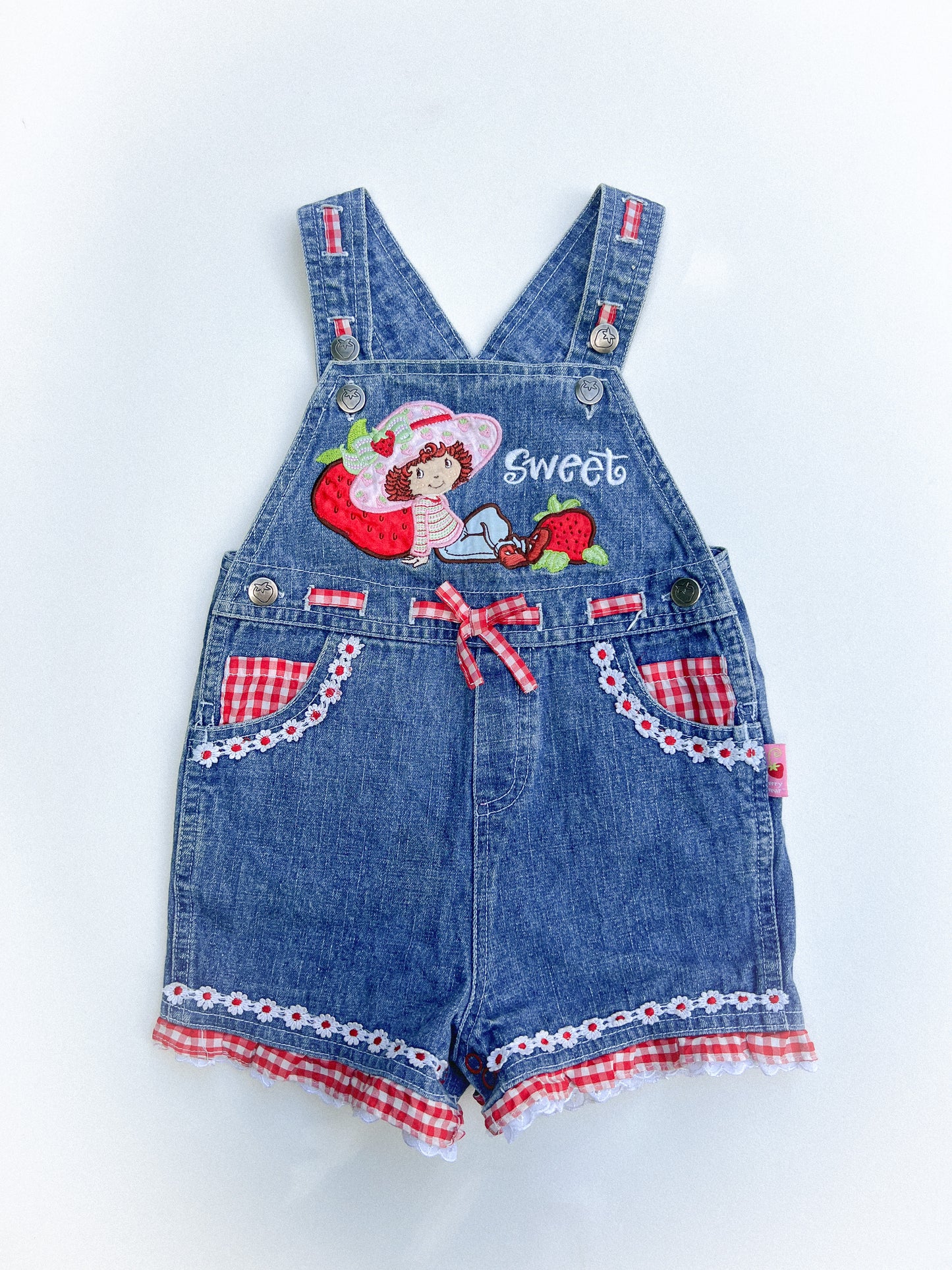 2000’s Strawberry Shortcake Overalls 18M (RESERVED)