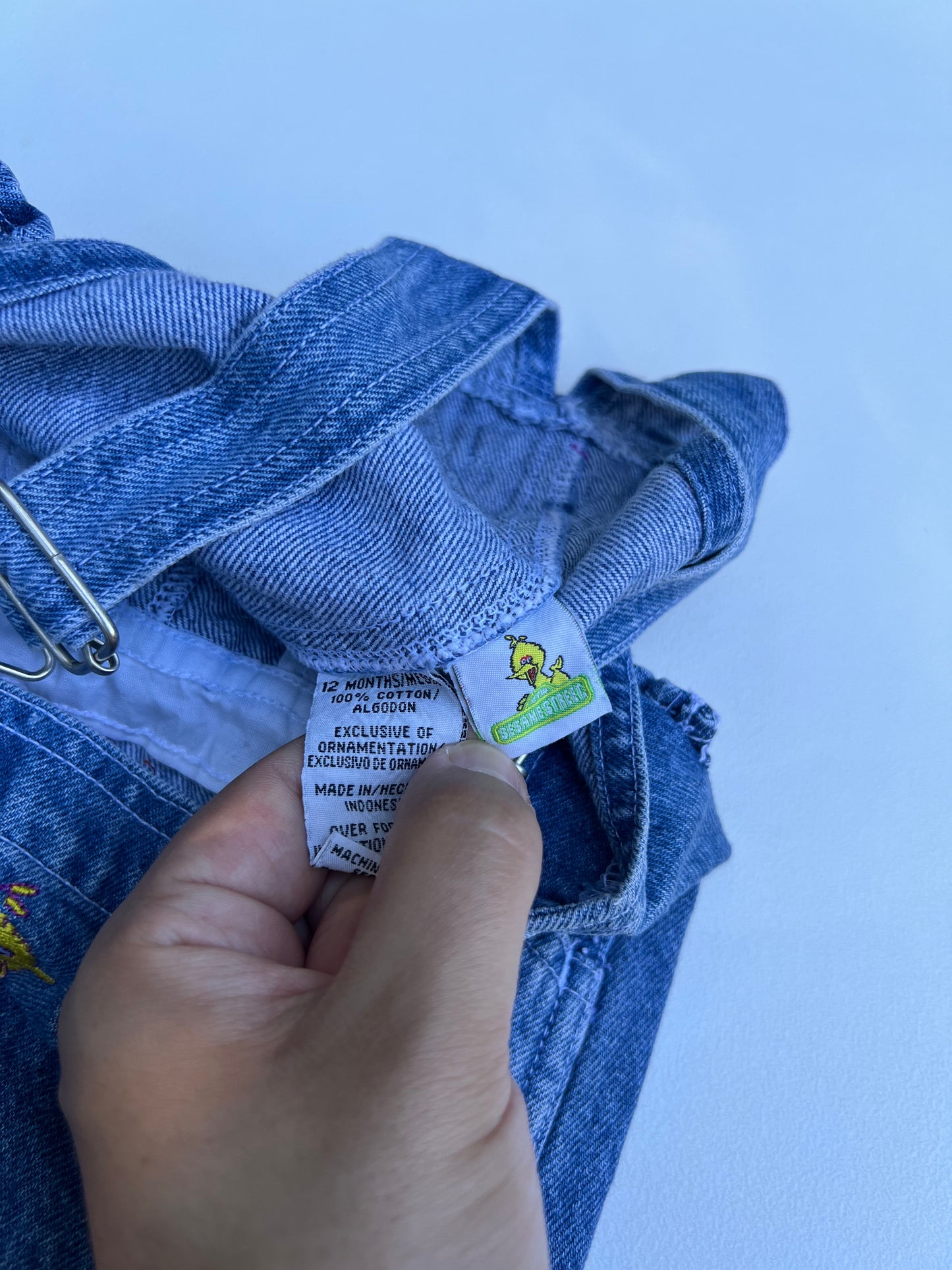 Sesame Street Overalls 12M