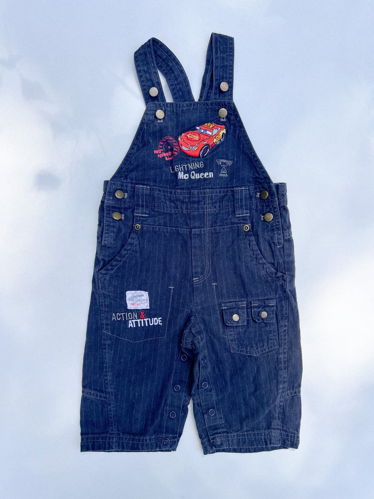 Lightning McQueen Overalls 6-12M