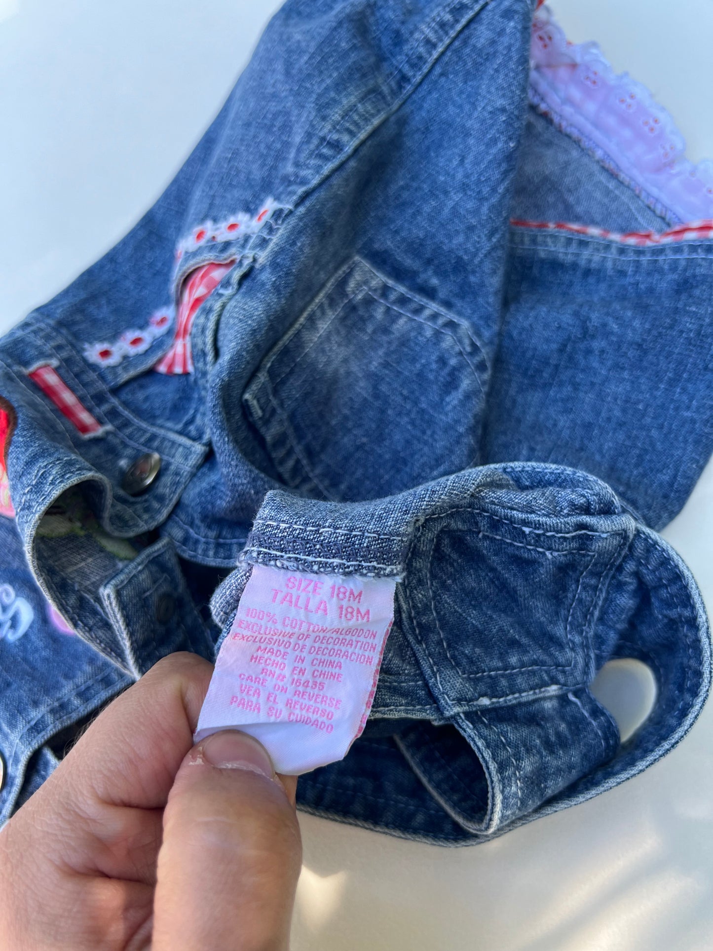 2000’s Strawberry Shortcake Overalls 18M (RESERVED)