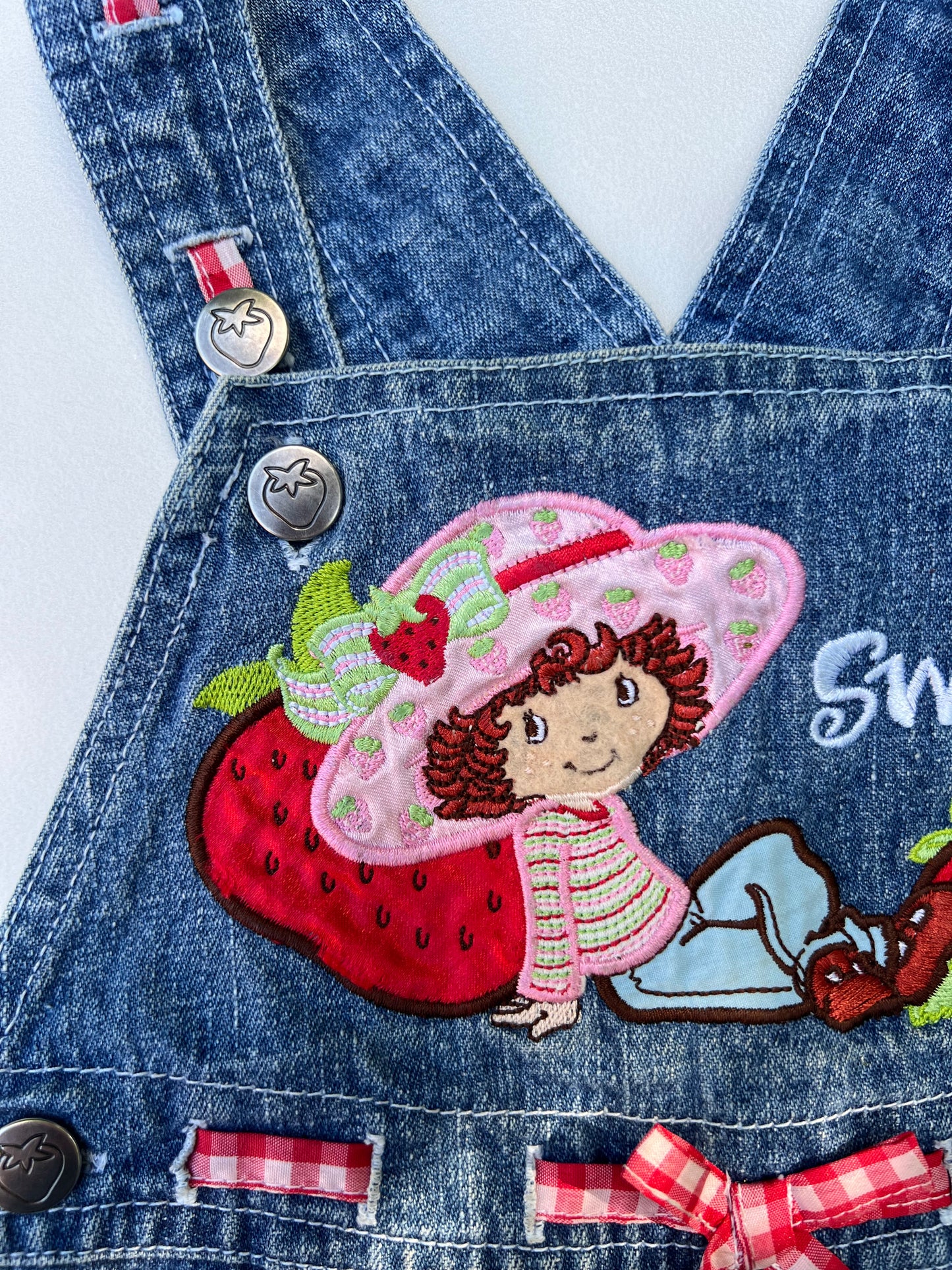 2000’s Strawberry Shortcake Overalls 18M (RESERVED)