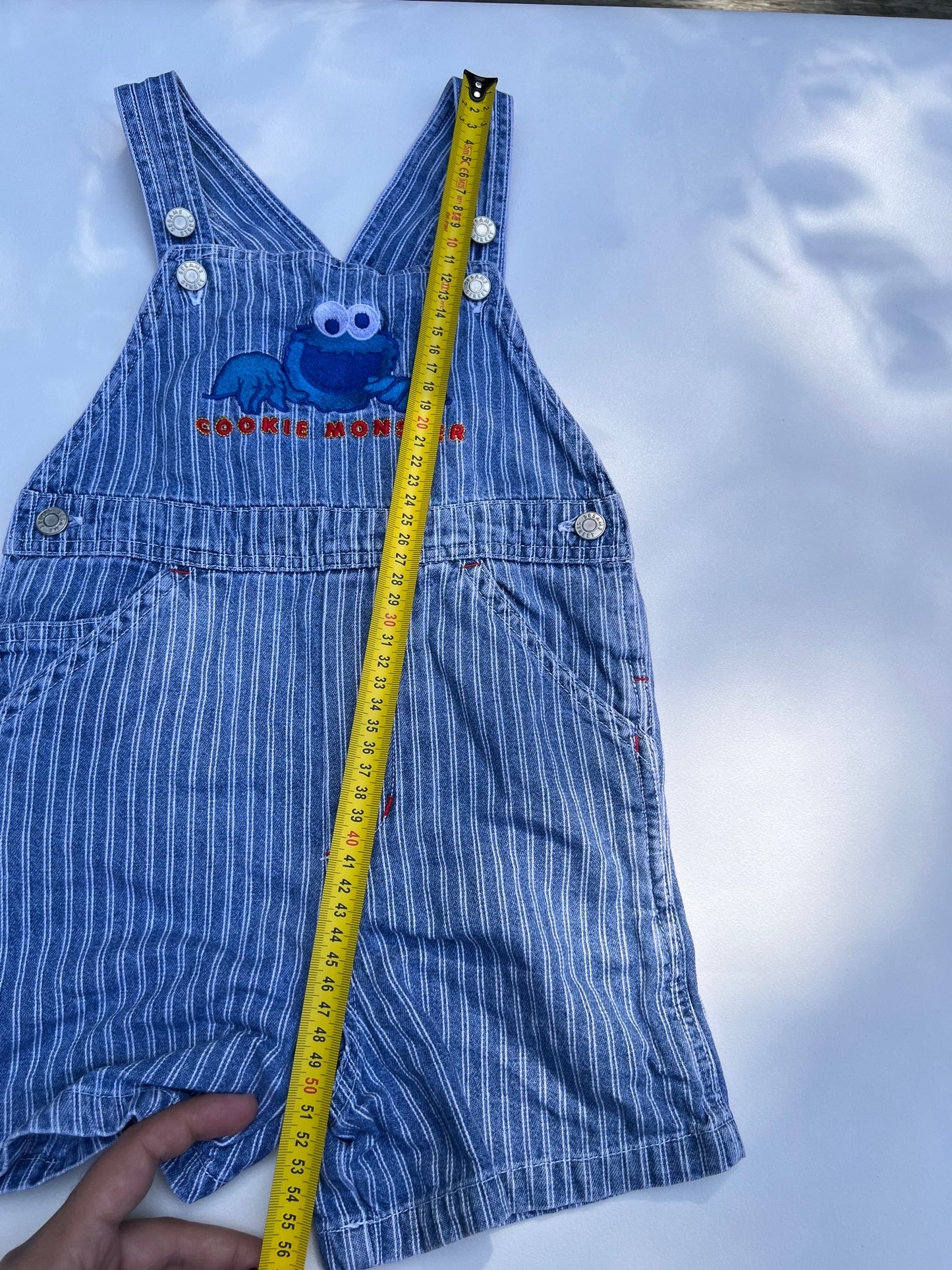 Cookie Monster Overalls 3Y