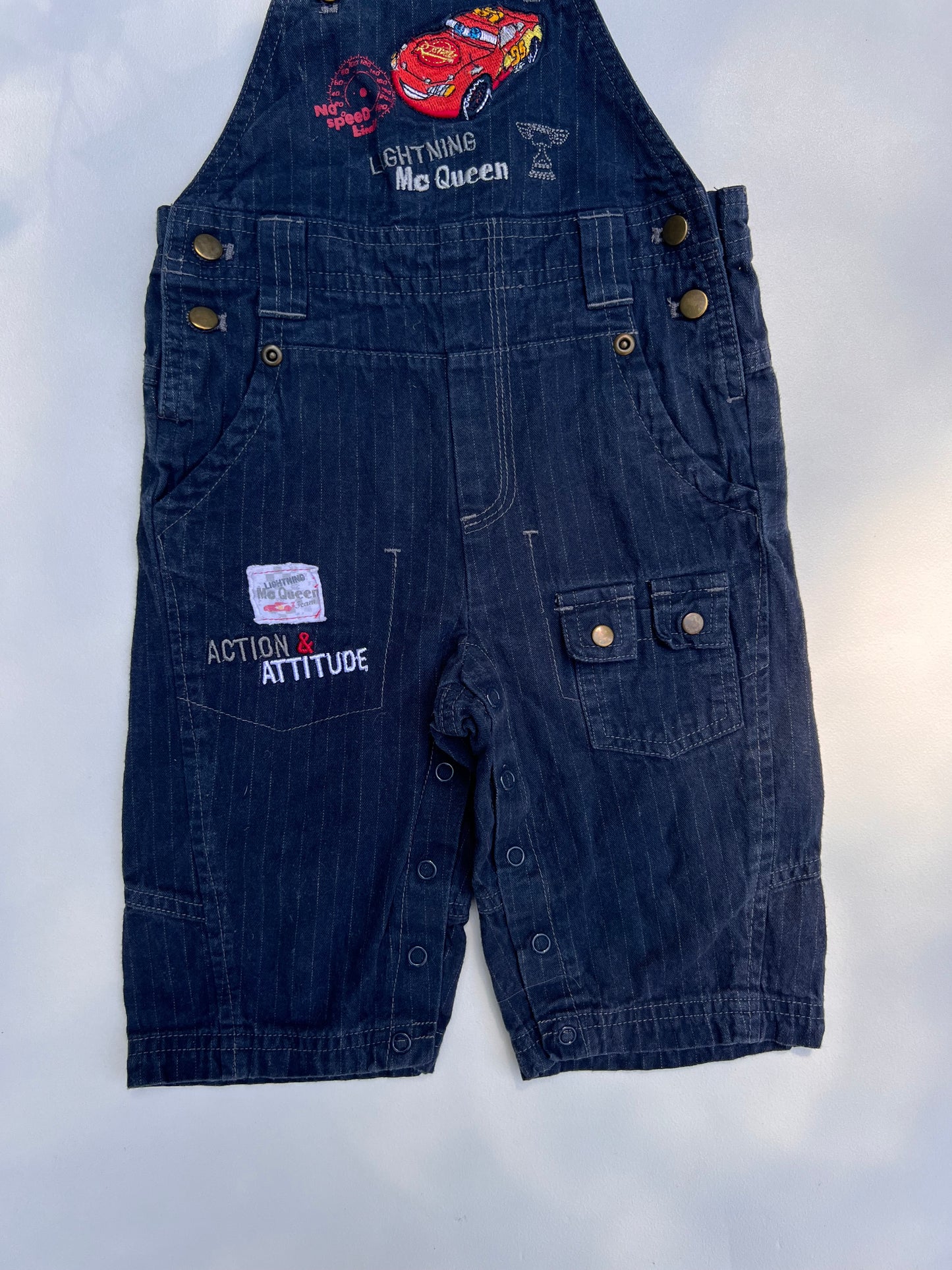 Lightning McQueen Overalls 6-12M