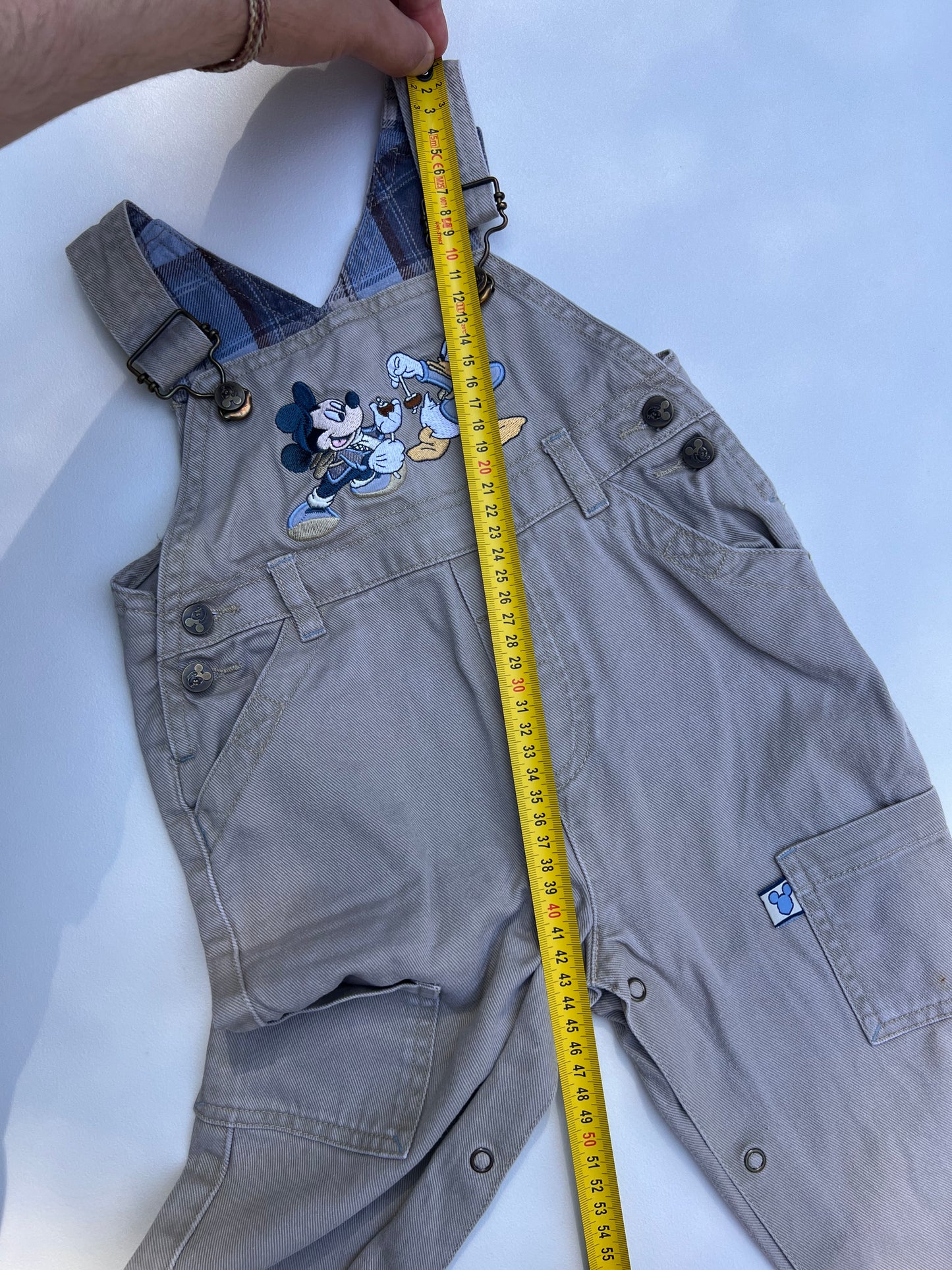 Mickey Overalls 12-18M
