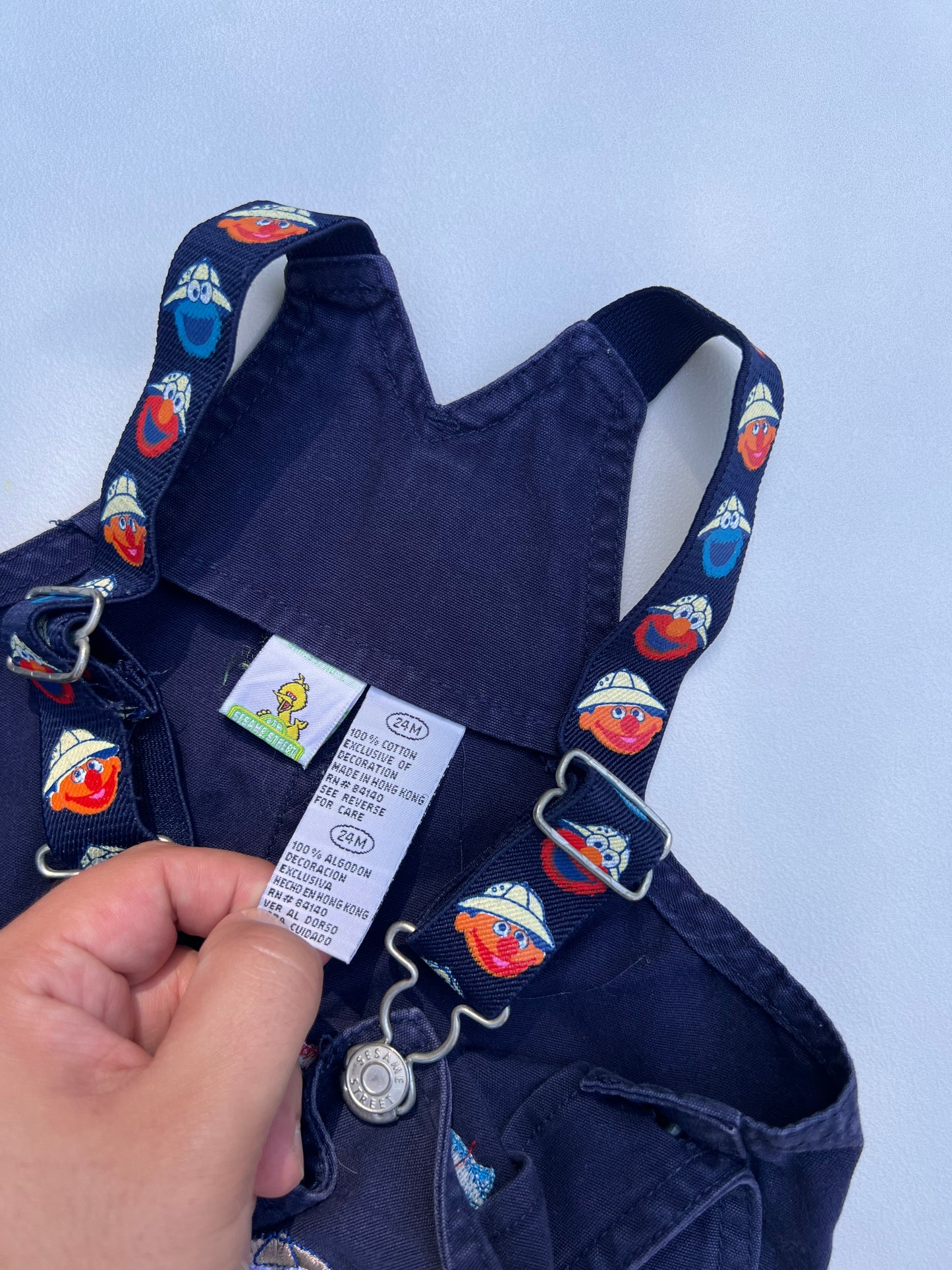 Sesame Street Overalls 24M