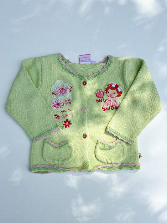 2007 Strawberry Shortcake Cardigan 18M