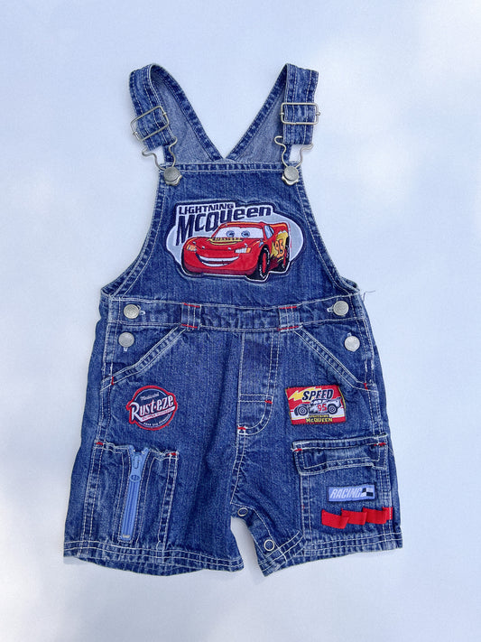 Lightning McQueen Overalls 12-18M
