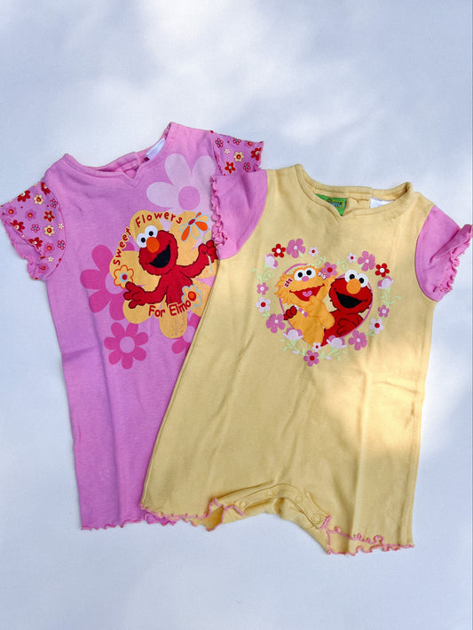 Elmo & Zoey Rompers 18-24M