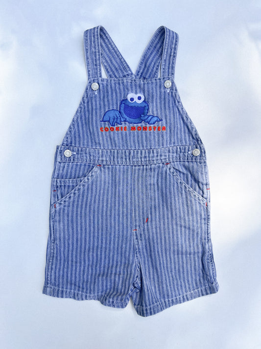 Cookie Monster Overalls 3Y