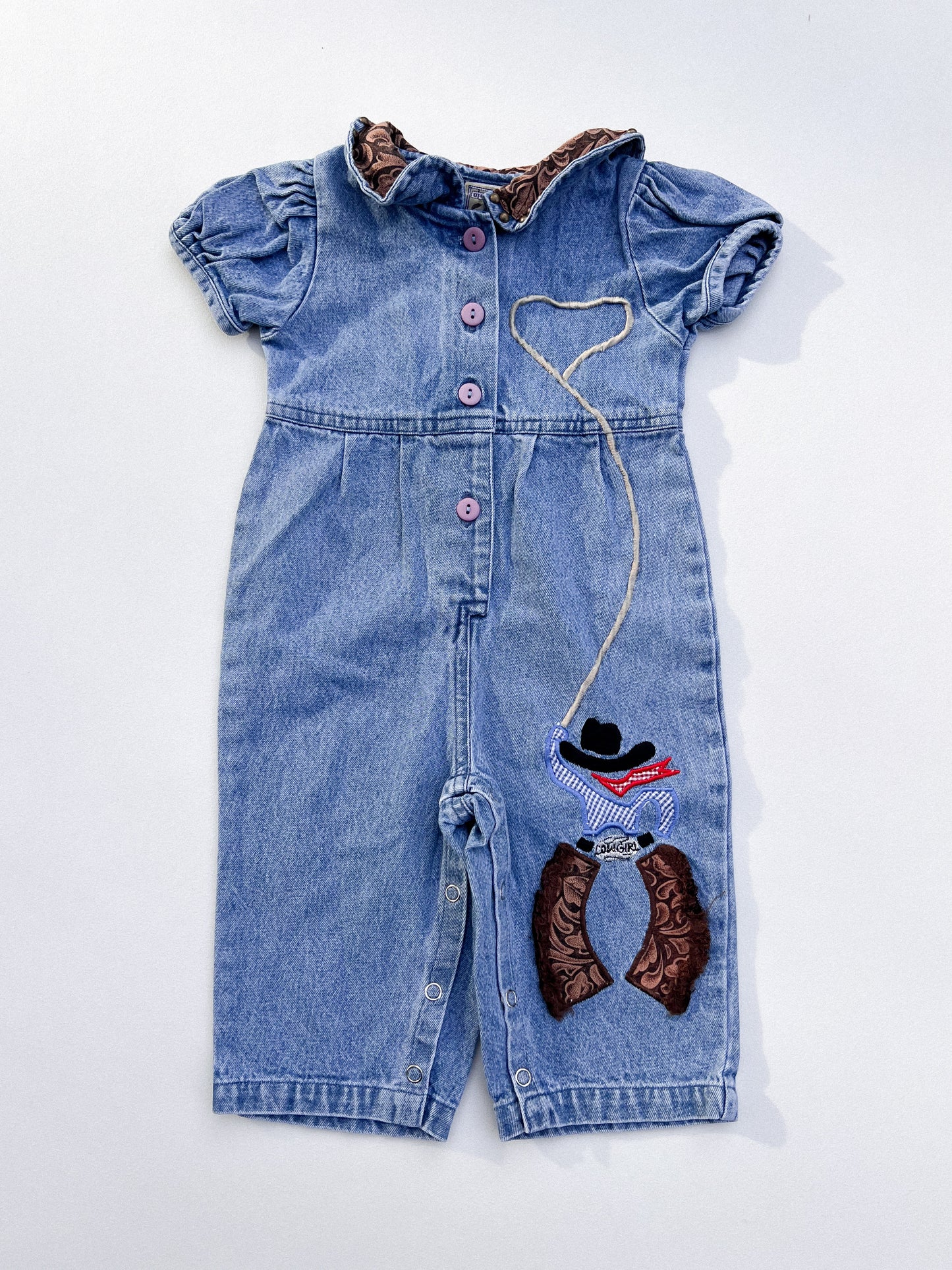 Cowgirl Romper 12M