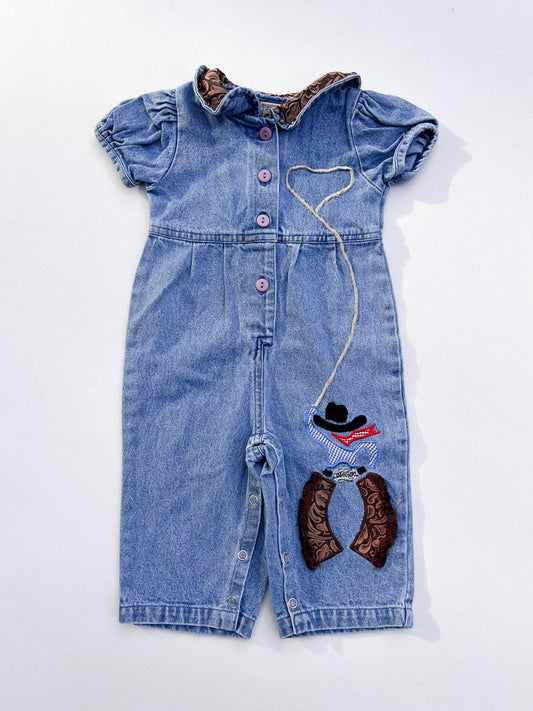 Cowgirl Romper 12M