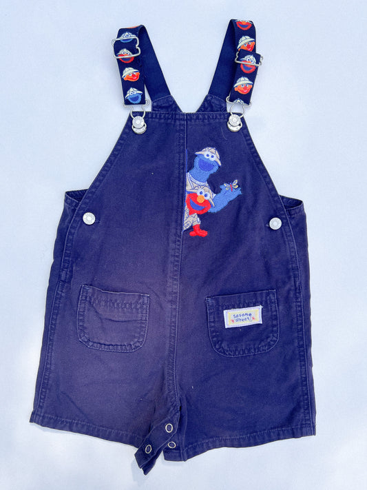 Sesame Street Overalls 24M