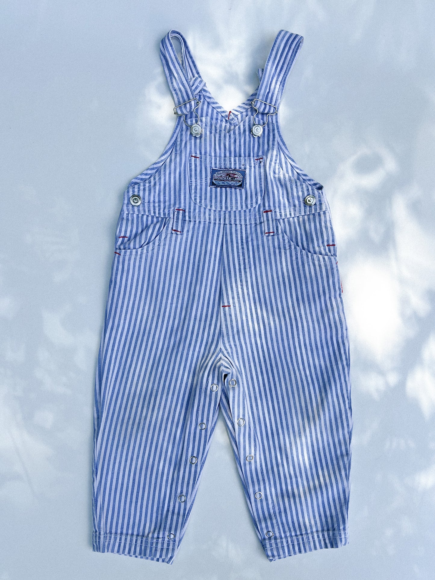 Striped Overalls 18M