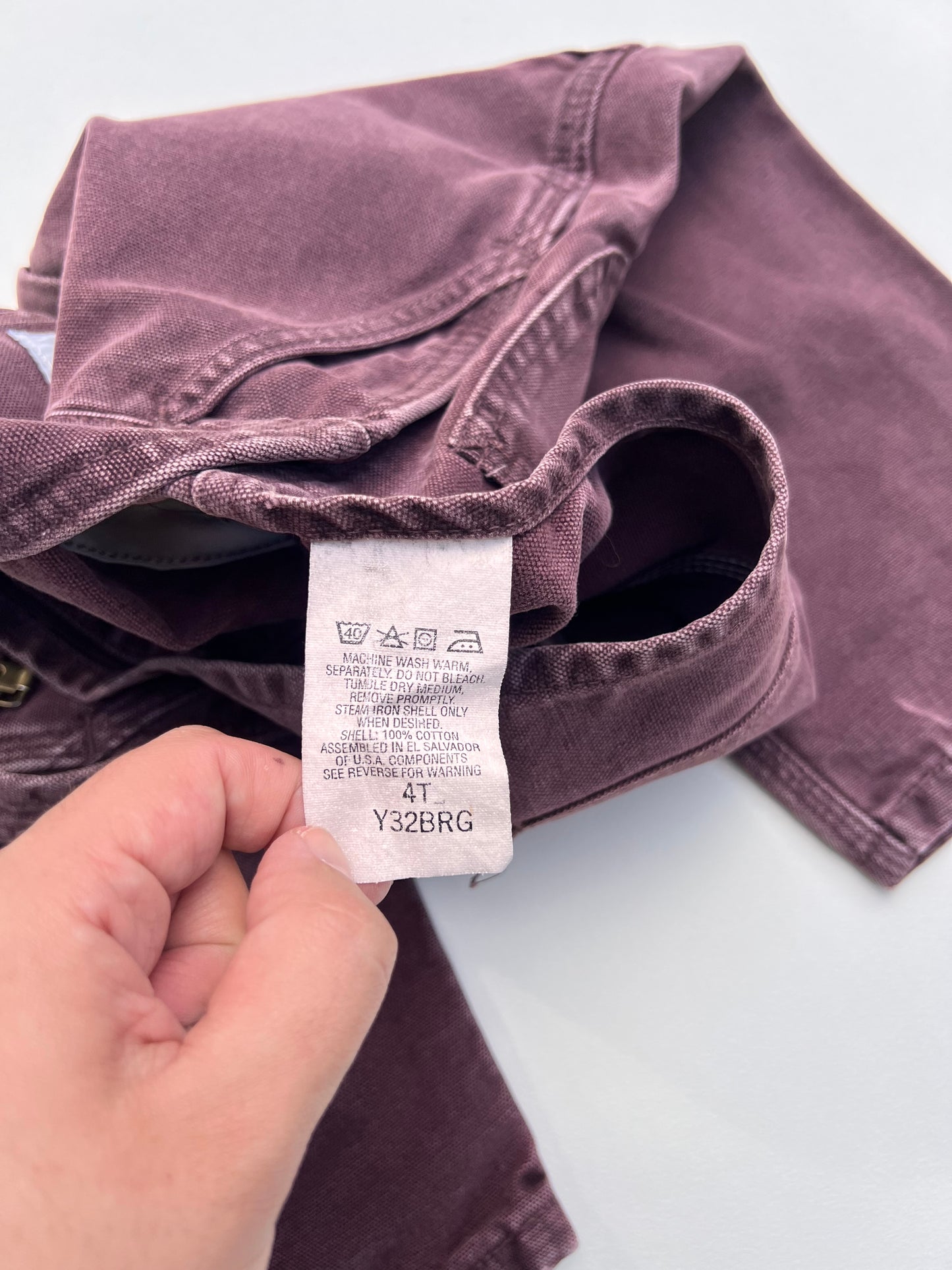 Carhartt Overalls 4Y