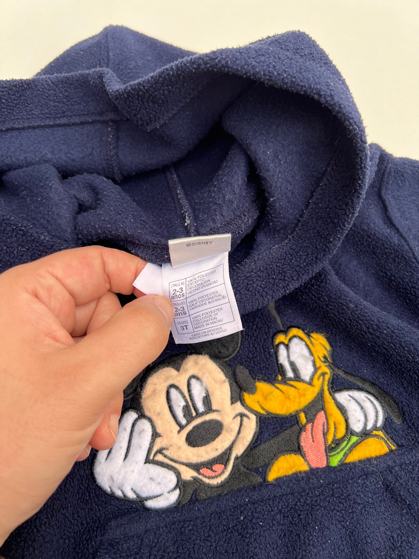Mickey & Goofy Hoodie 2-3Y