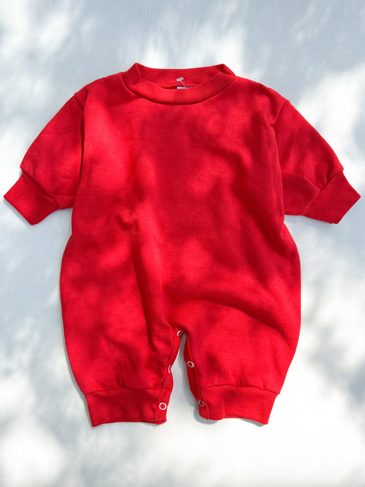 Red Sweater Romper 12-18M
