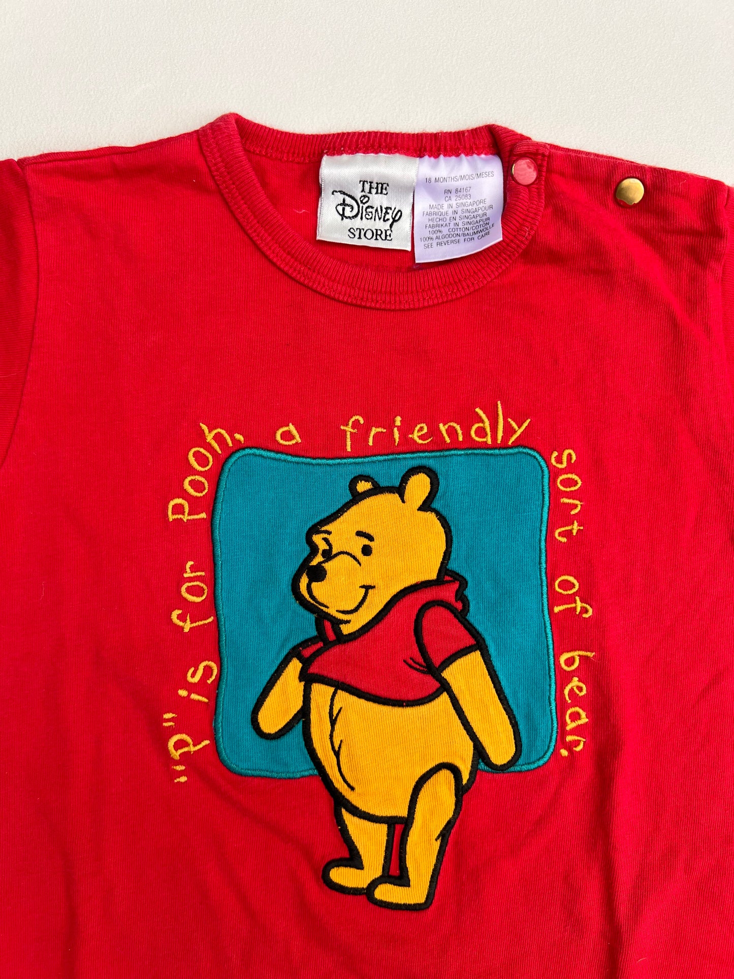 Winnie the Pooh Onesie 18M
