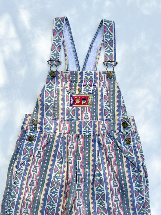 Surf Style Aztec Overalls 4Y