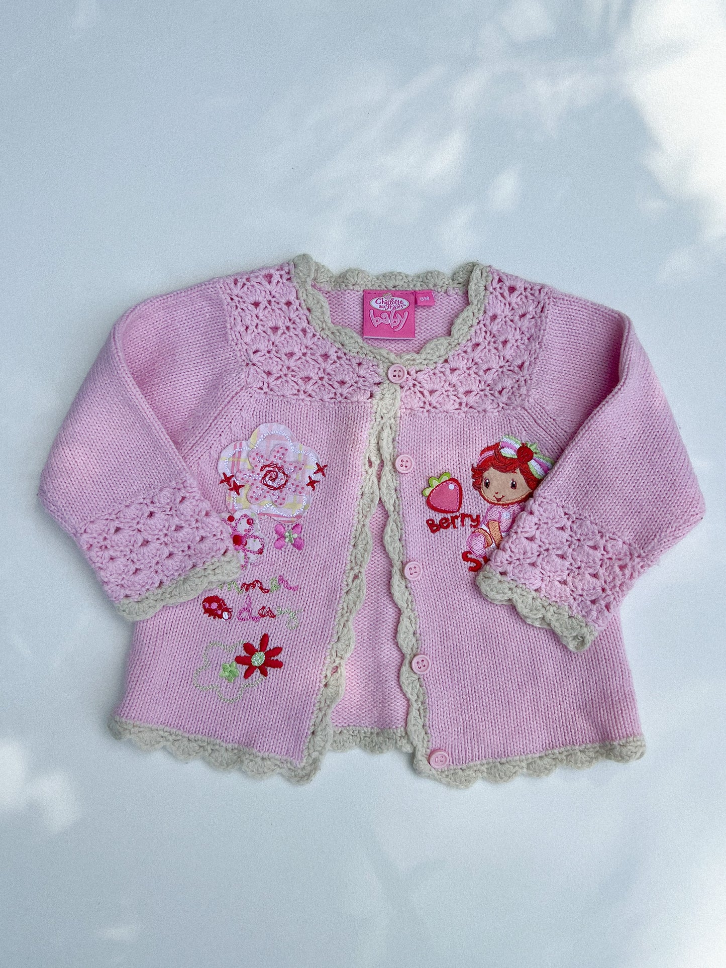 2007 Strawberry Shortcake Cardigan 6M