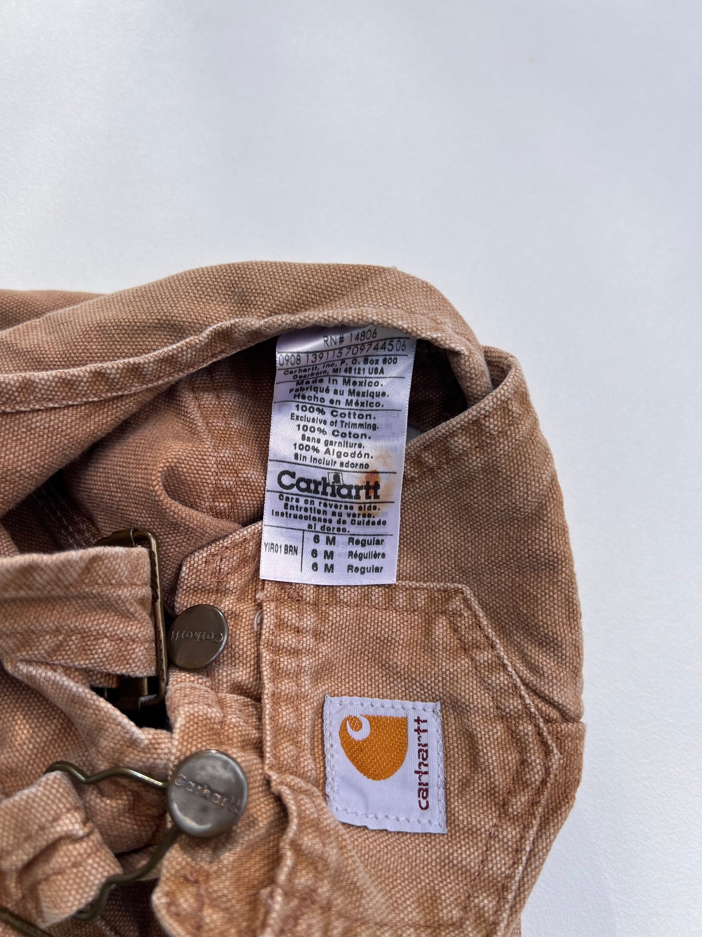 Carhartt Baby Overalls 6M