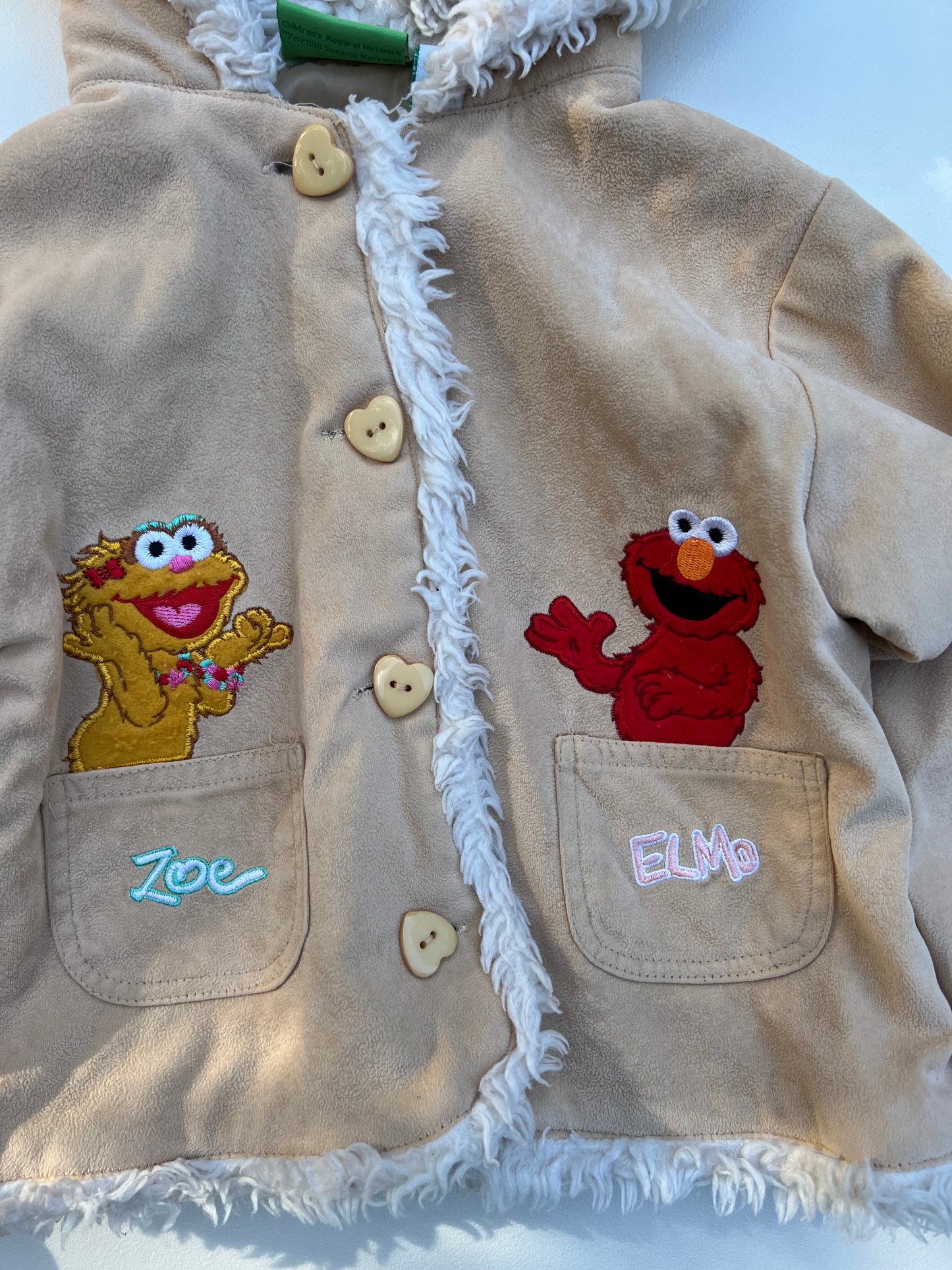 2005 Sesame Street Jacket 3-4Y